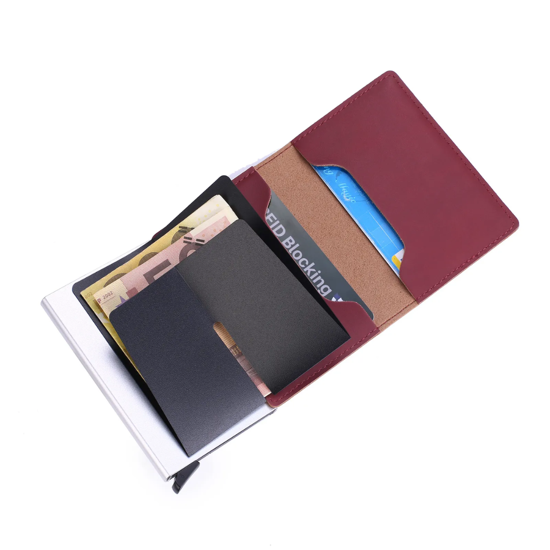 RFID-Blocking Aluminium Cardholder Wallet with Money Clip