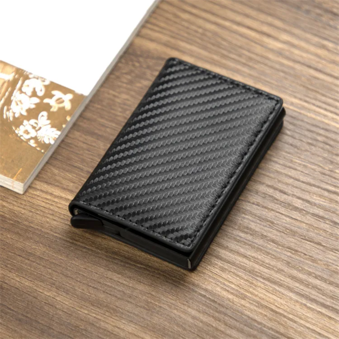 RFID-Blocking Aluminium Cardholder Wallet with Money Clip