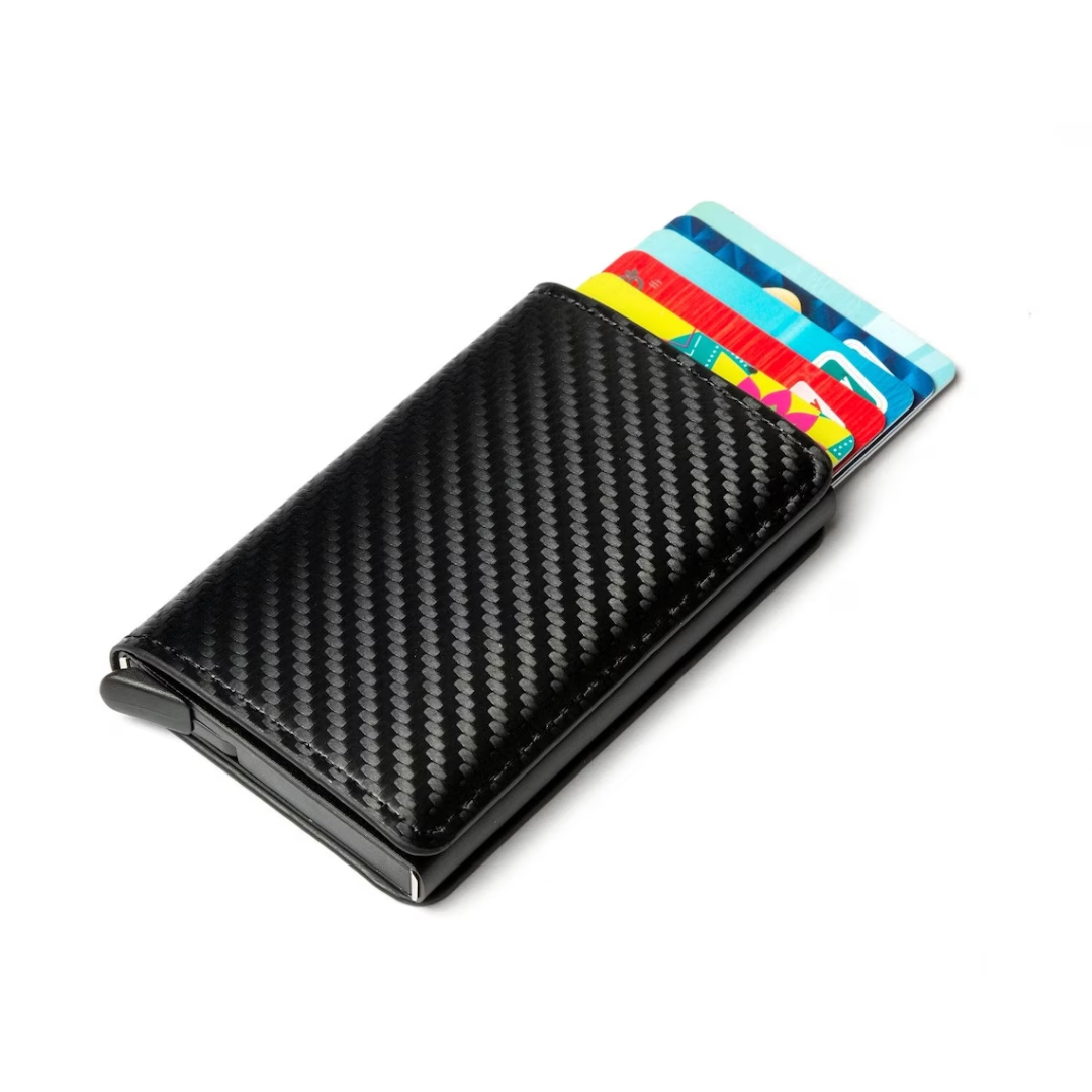 RFID-Blocking Aluminium Cardholder Wallet with Money Clip