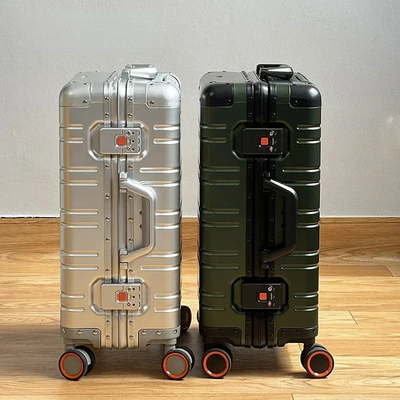 Aluminium-Magnesium Lightweight Spinner Luggage