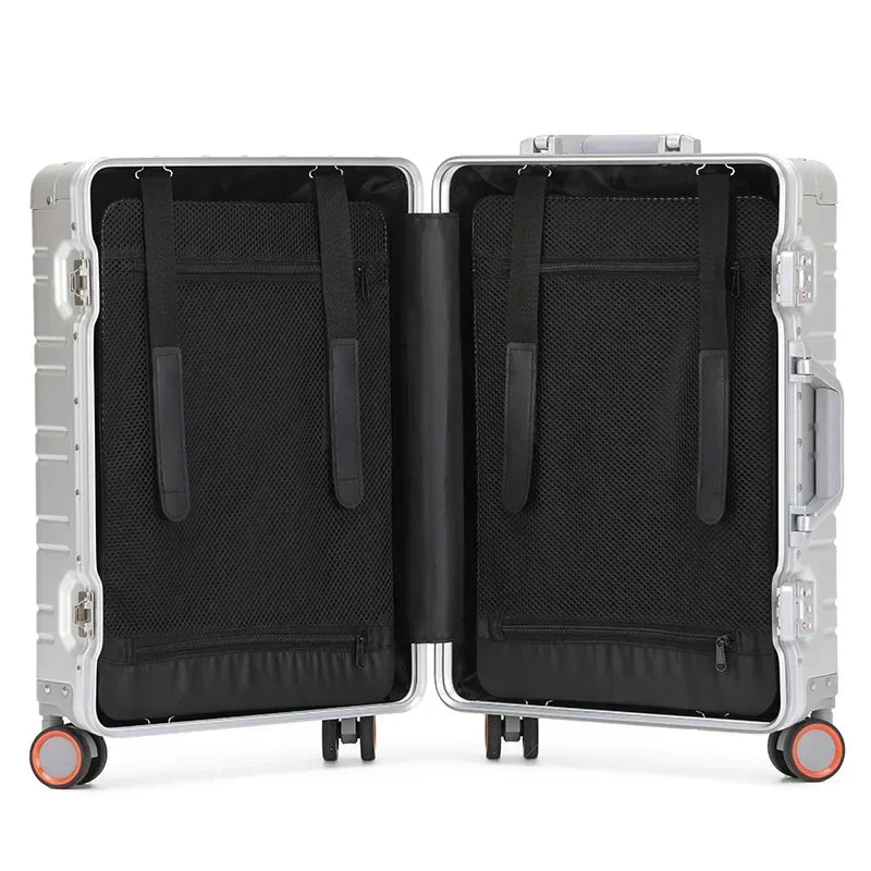 Aluminium-Magnesium Lightweight Spinner Luggage
