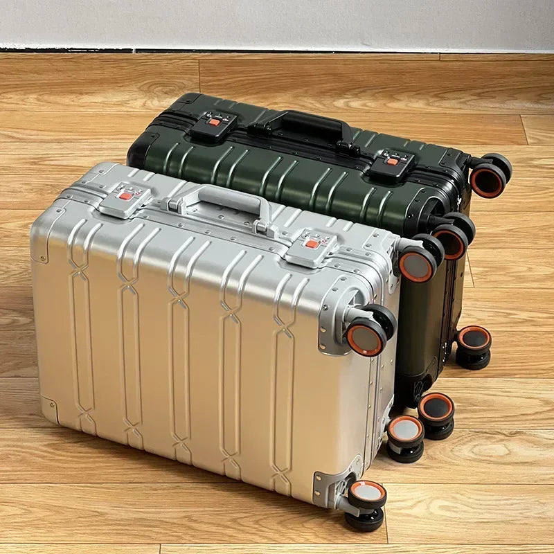 Aluminium-Magnesium Lightweight Spinner Luggage