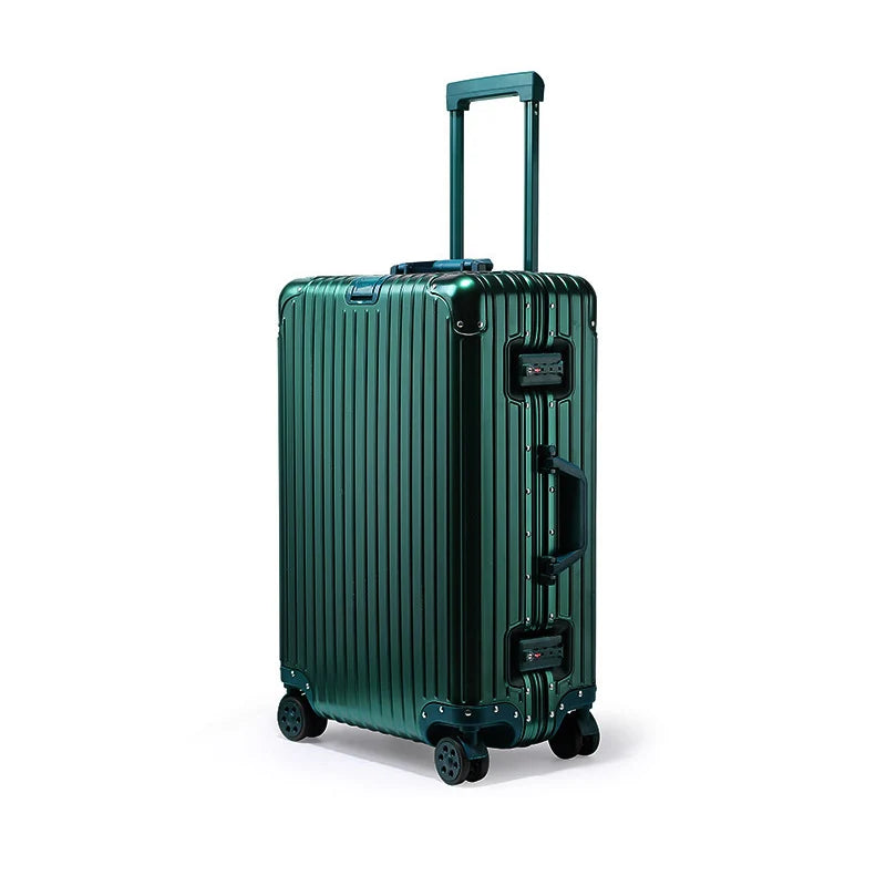 Aluminium-Magnesium Hard Shell Suitcase with 360° Spinner Wheels