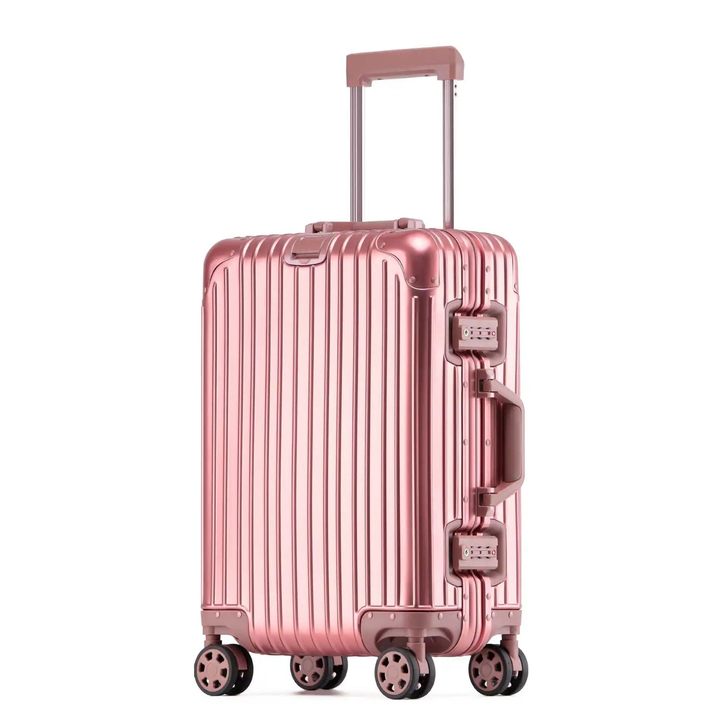 Aluminium-Magnesium Hard Shell Suitcase with 360° Spinner Wheels