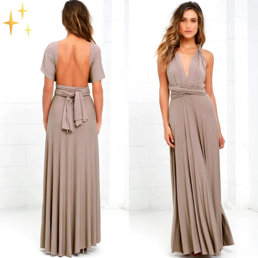 Versatile Maxi Dress for Weddings, Beach, and Evening Wear
