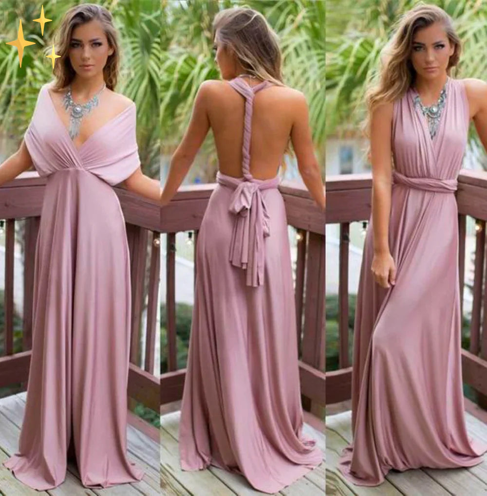 Versatile Maxi Dress for Weddings, Beach, and Evening Wear