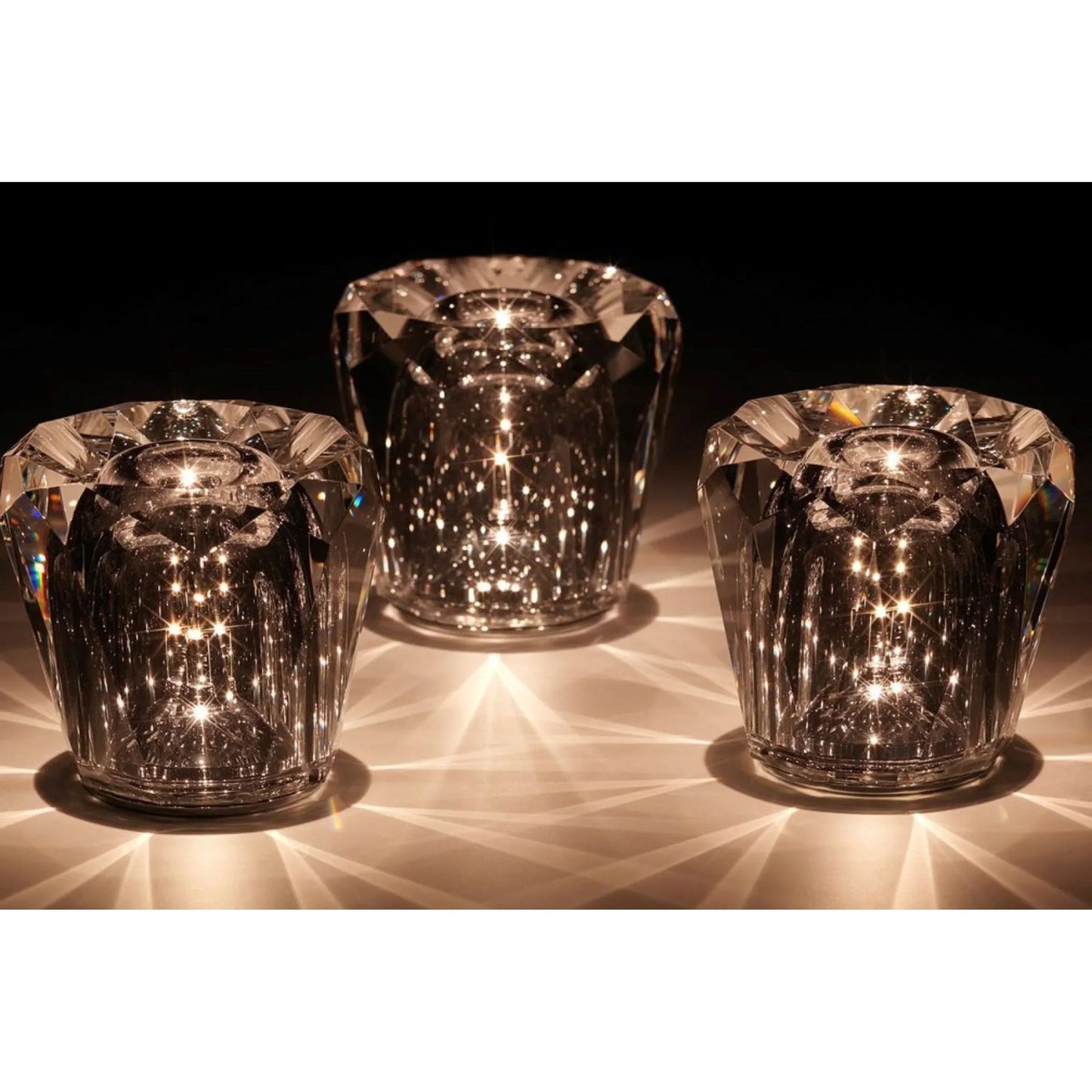 Luxury Rechargeable LED Crystal Table Lamp