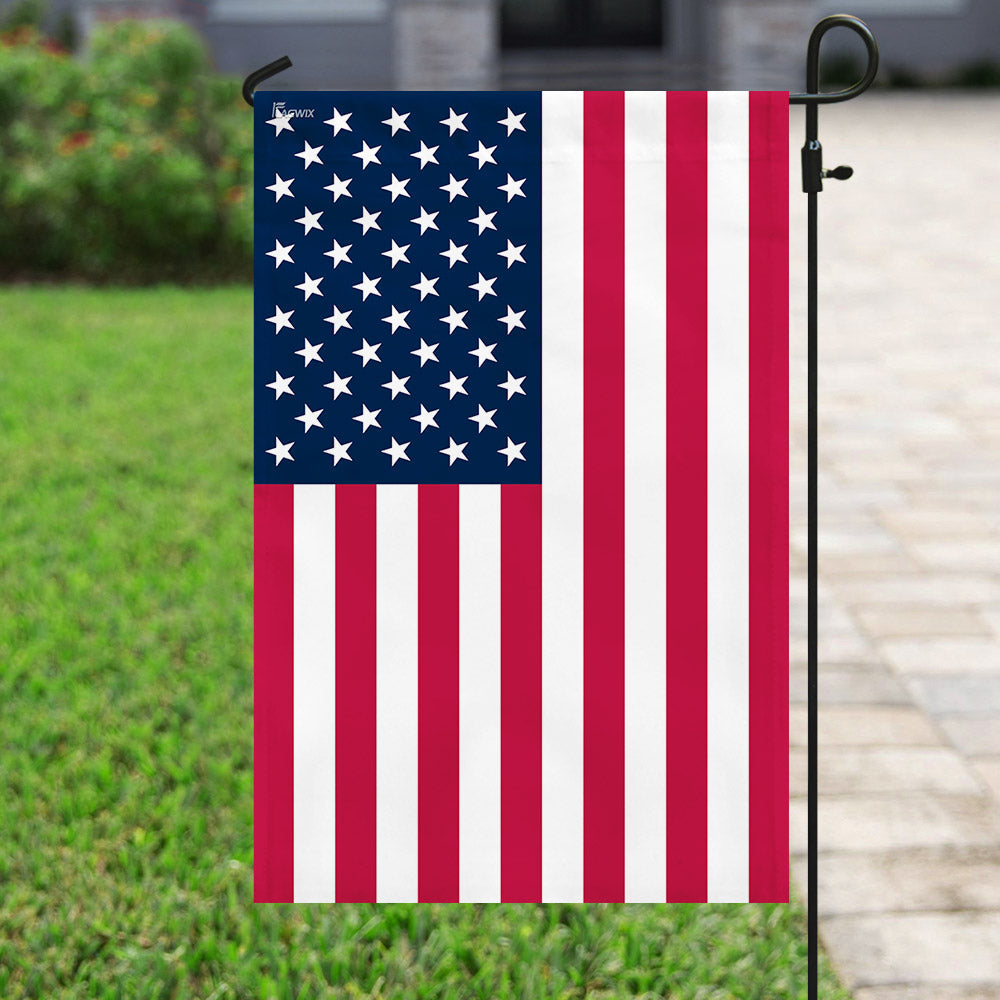 Double-Sided American Flag - Durable Canvas Patriotic Flag for House & Garden
