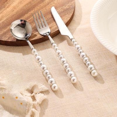 Pearl Handle Stainless Steel Cutlery Set
