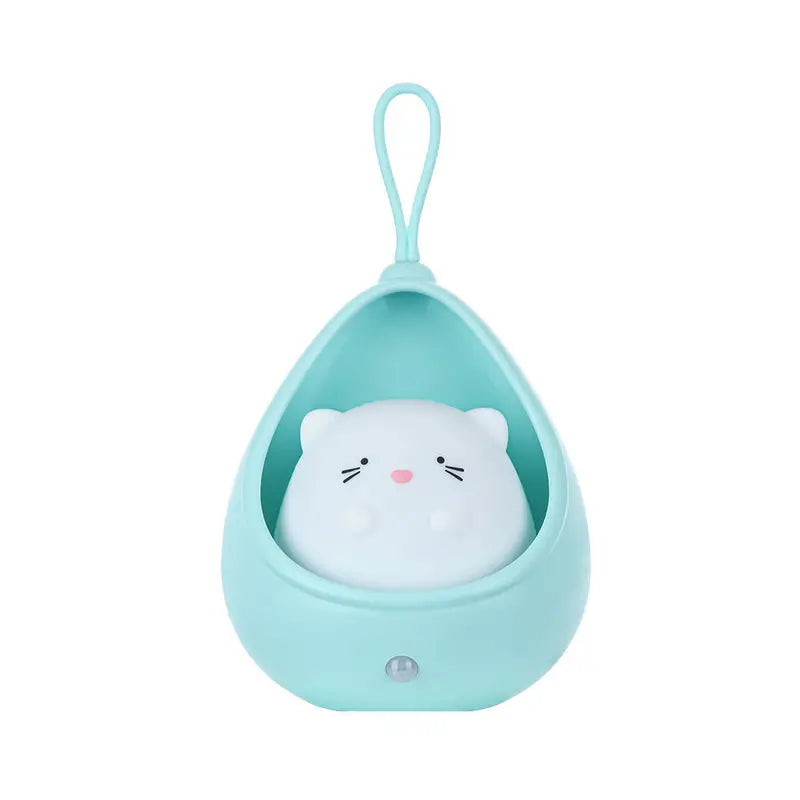 Rechargeable Cat Shaped Motion Sensor Night Light