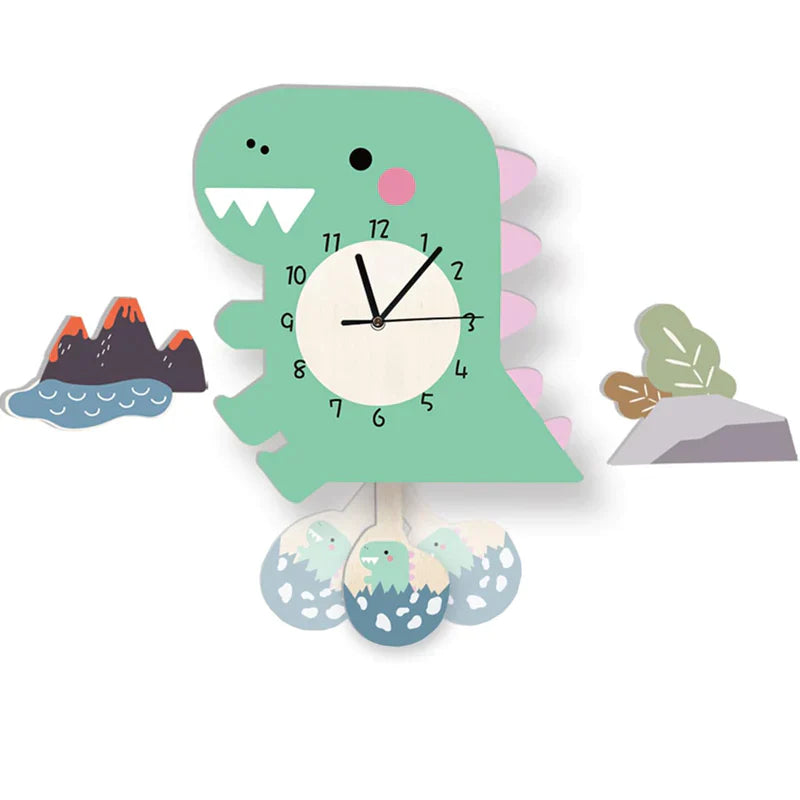 Cute Animal Wall Clock for Kids - ZooTime Design