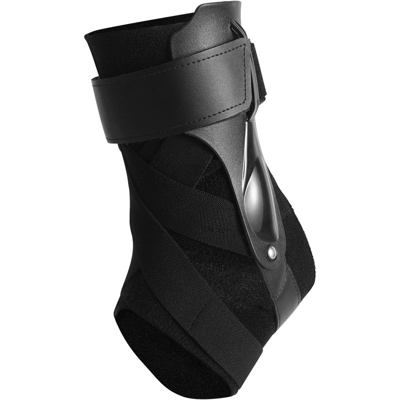 Adjustable Ankle Brace with X-Strap Stabilizers for Injury Prevention