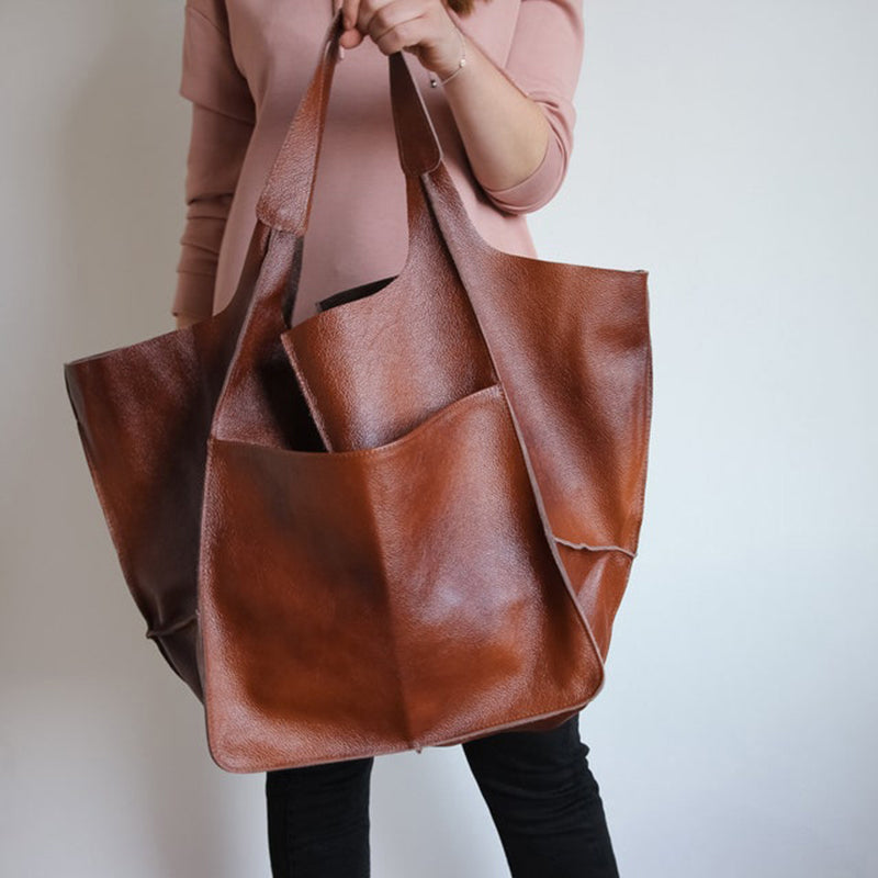 Spacious Classic Handbag and Shoulder Bag
