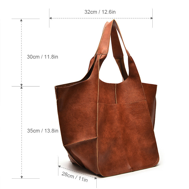 Spacious Classic Handbag and Shoulder Bag