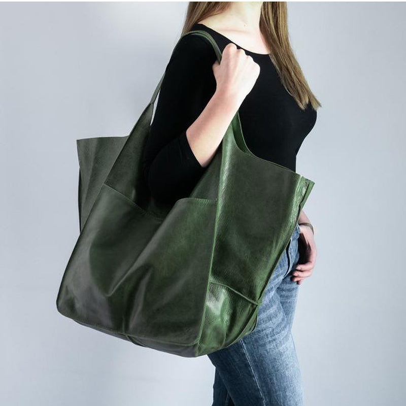 Spacious Classic Handbag and Shoulder Bag