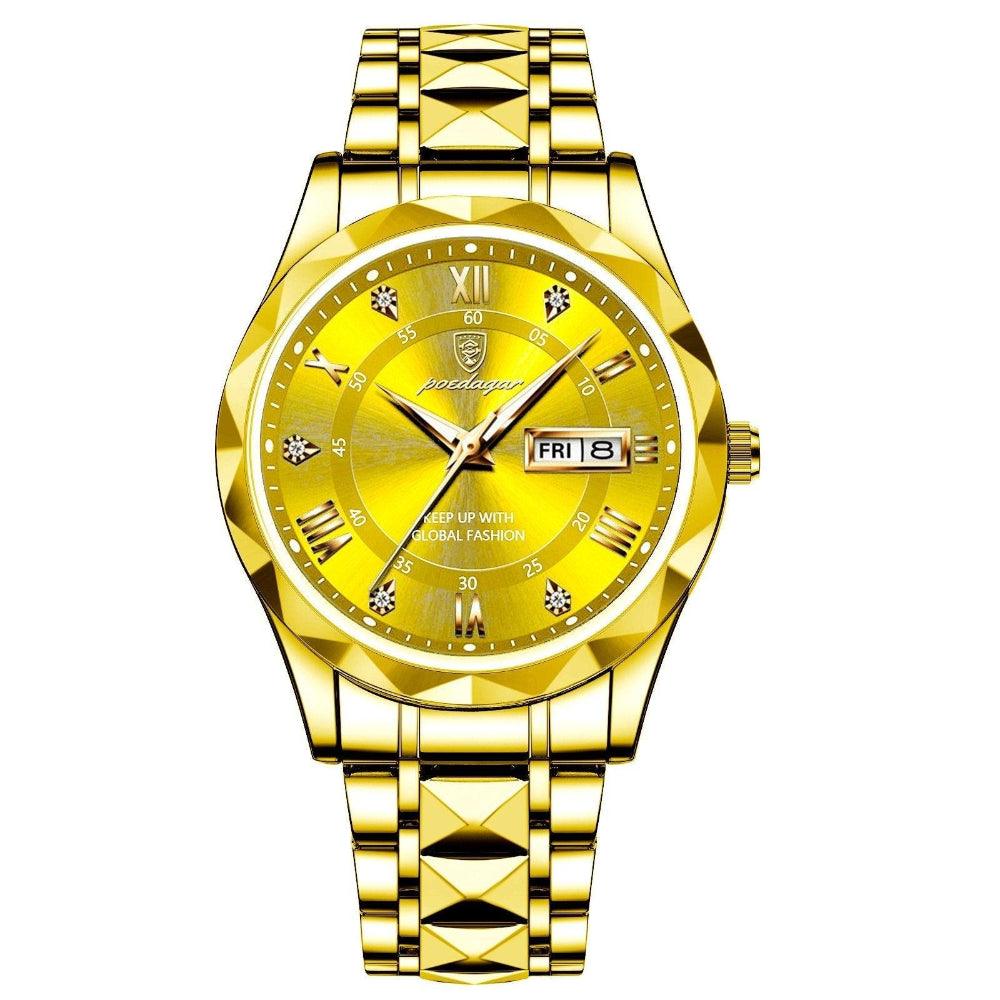 Elegant Men's Quartz Watch with Adjustable Strap
