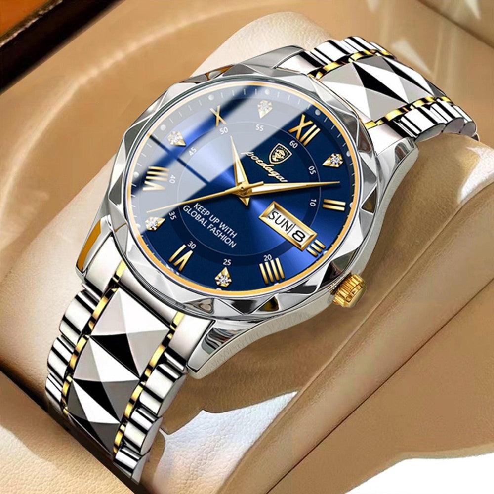 Elegant Men's Quartz Watch with Adjustable Strap