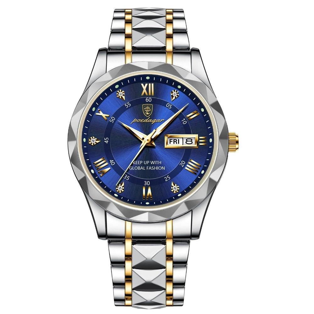 Elegant Men's Quartz Watch with Adjustable Strap