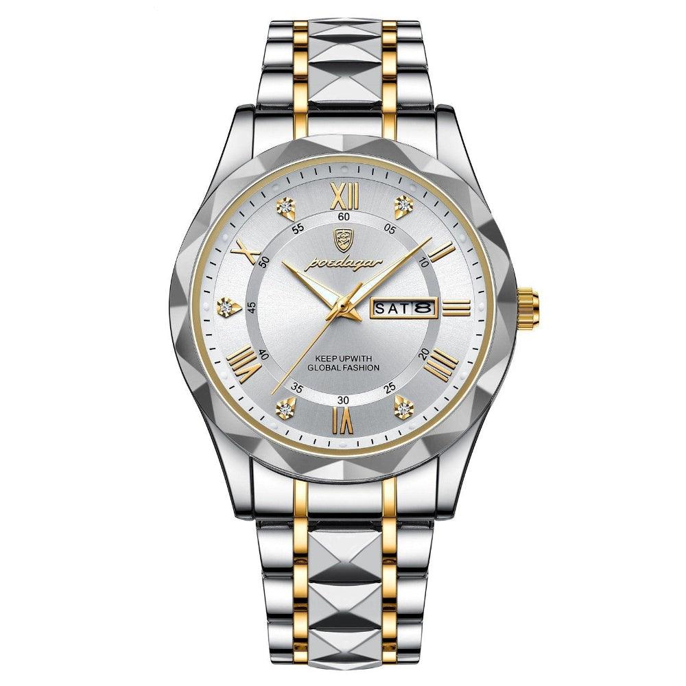 Elegant Men's Quartz Watch with Adjustable Strap