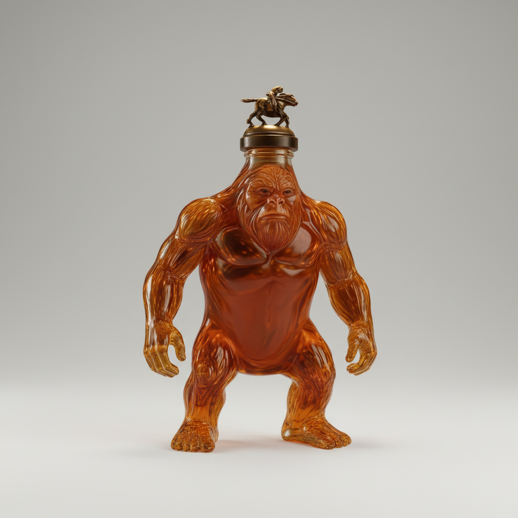 Ape Glass Decorative Liquor Decanter with Stopper