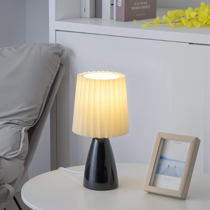 Moon-Inspired Ceramic Table Lamp