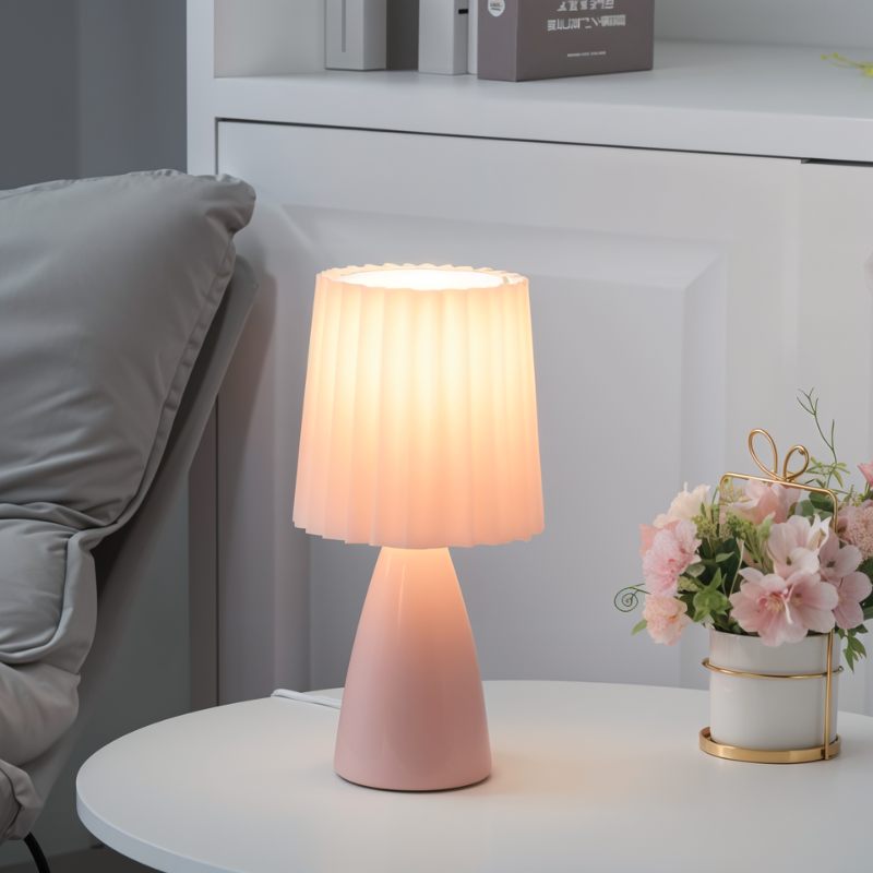 Moon-Inspired Ceramic Table Lamp