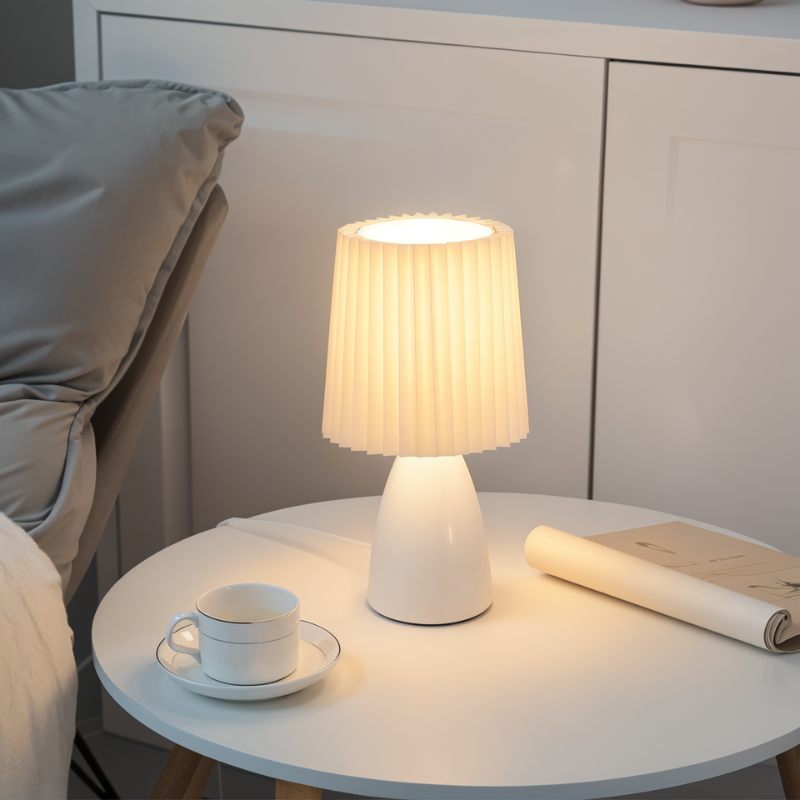 Moon-Inspired Ceramic Table Lamp