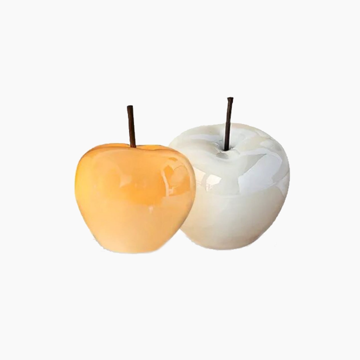 Translucent Apple Table Lamp with LED Bulb