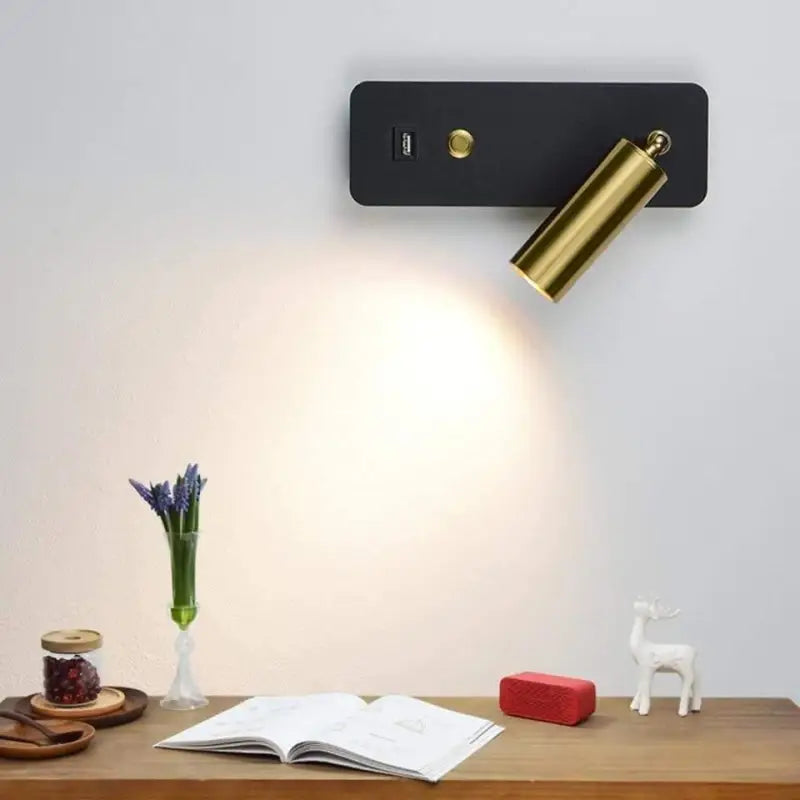 Adjustable USB Wall Reading Light