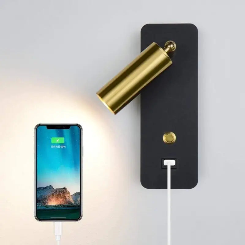 Adjustable USB Wall Reading Light