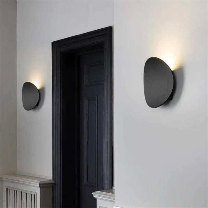 Modern Pebble Wall Sconce for Hallways