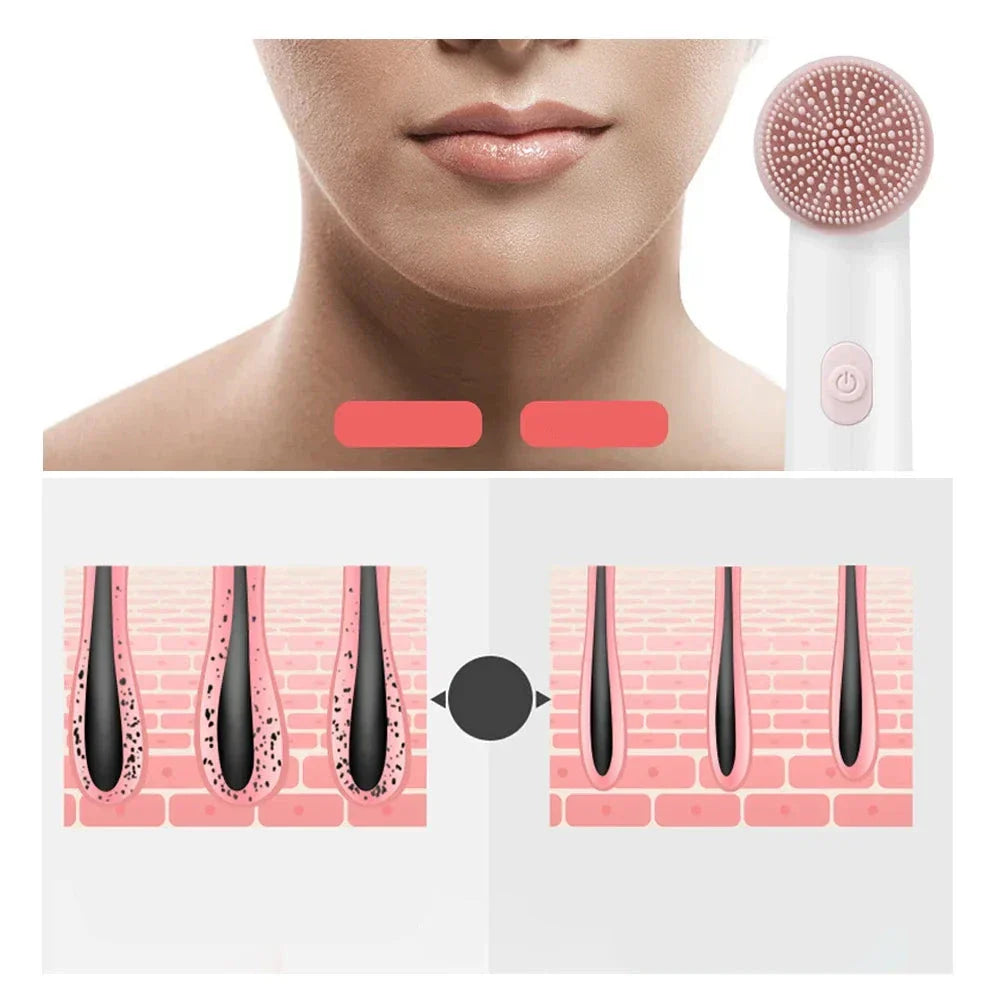 Waterproof Silicone Facial Cleansing and Massage Tool