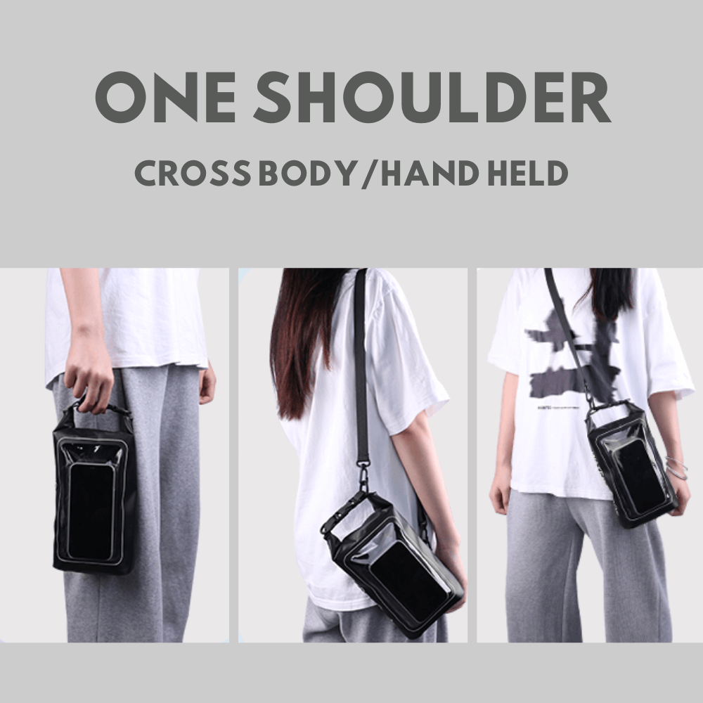 Waterproof PVC Phone Bag with Touchscreen Window for Outdoor Activities