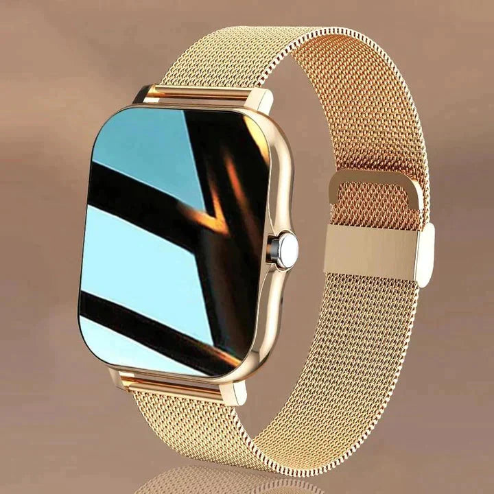 Elegant Smartwatch with Heart Rate Monitor and Sleep Tracking