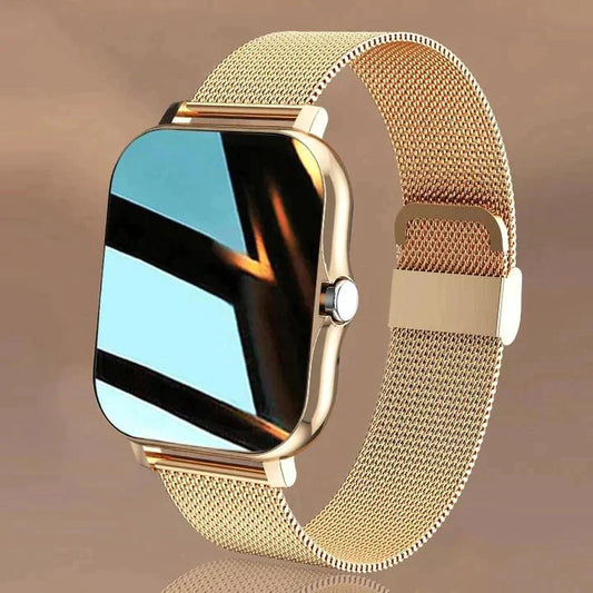 Elegant Smartwatch with Heart Rate Monitor and Sleep Tracking