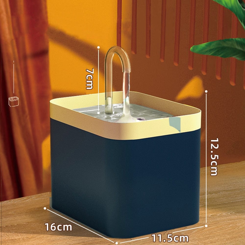 Automatic Cat Drinking Fountain with Integrated Filter and Quiet Operation