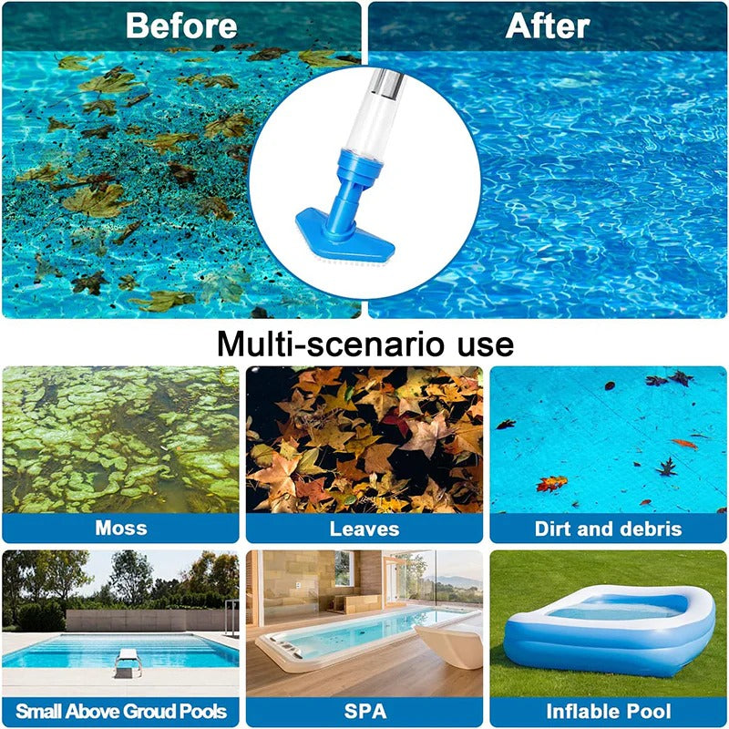 Wireless Rechargeable 3-in-1 Pool Vacuum Cleaner