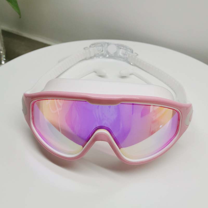 Anti-Fog Swim Goggles with 180° Wide View and Comfortable Fit