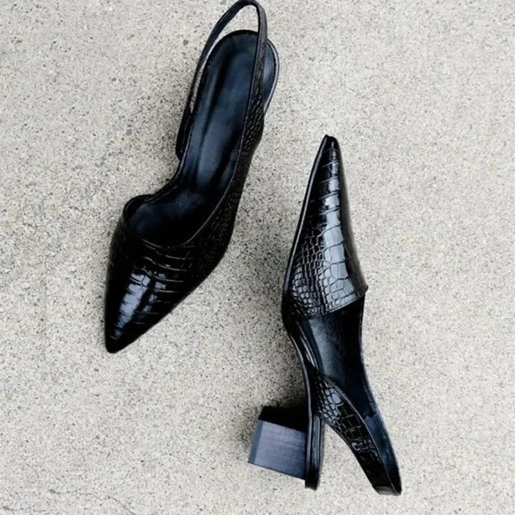 Orthopedic Croco Pumps for Women