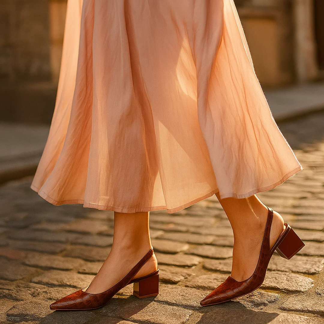 Orthopedic Croco Pumps for Women