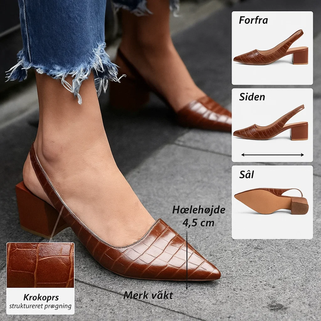 Orthopedic Croco Pumps for Women
