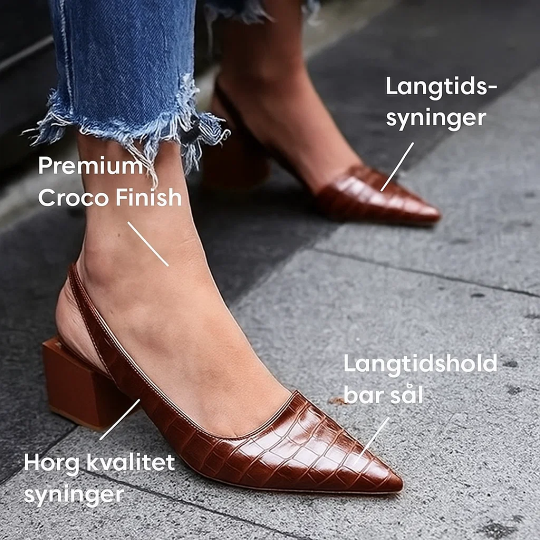 Orthopedic Croco Pumps for Women