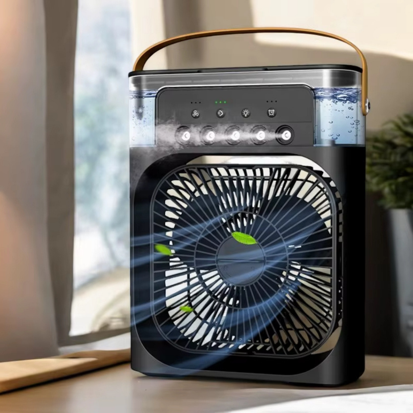 3-in-1 Portable Fan Humidifier and Mini Air Conditioner