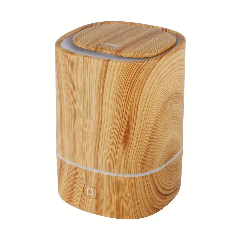 Wood Look Ultrasonic Humidifier with Automatic Shut-off and LED Light