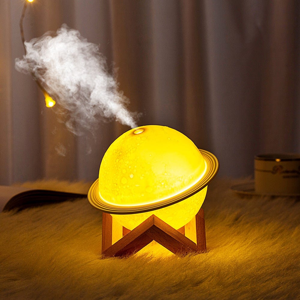 Moon LED Humidifier Night Light with Aromatherapy Diffuser