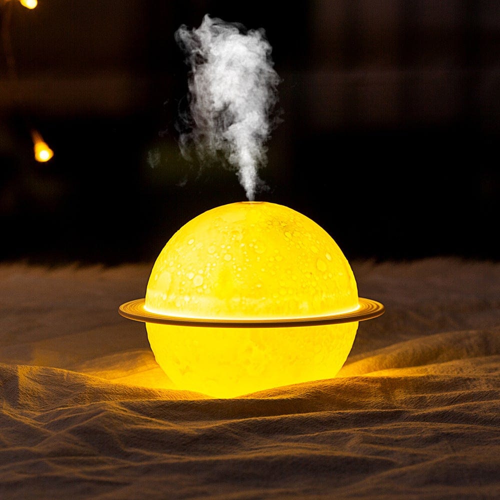 Moon LED Humidifier Night Light with Aromatherapy Diffuser