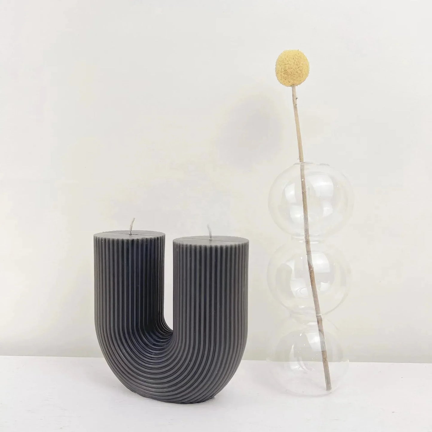 U-Shaped Soy Wax Aromatherapy Candle