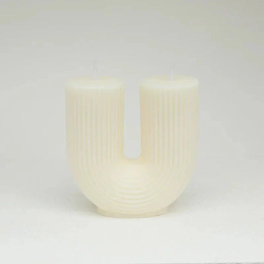 U-Shaped Soy Wax Aromatherapy Candle