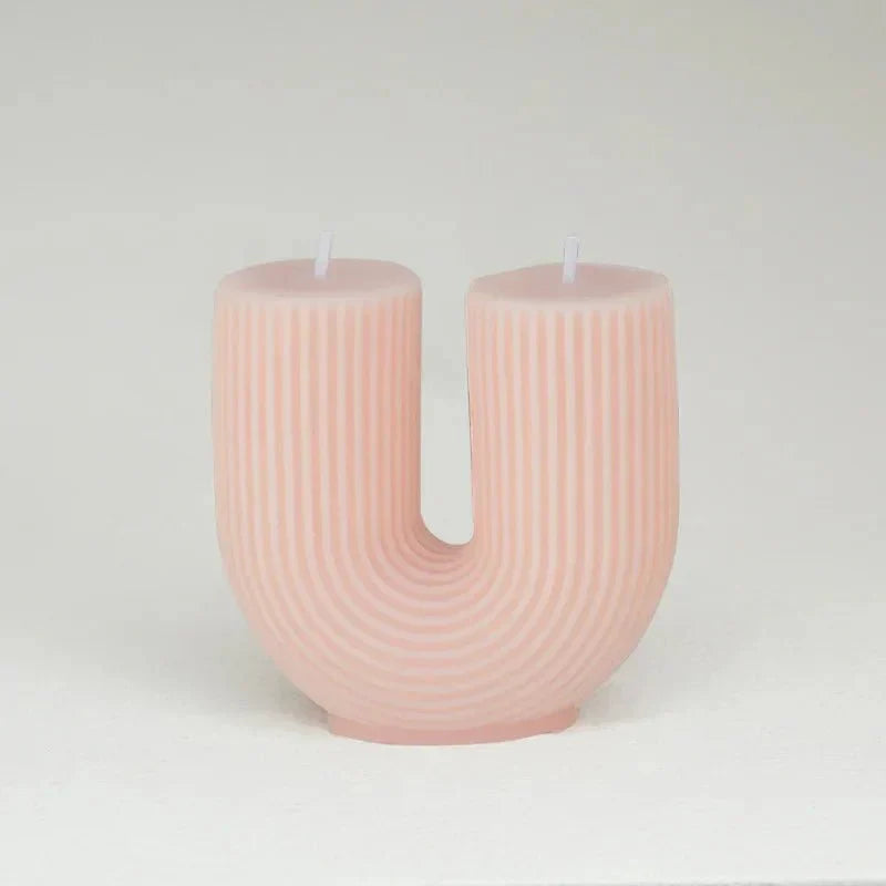 U-Shaped Soy Wax Aromatherapy Candle