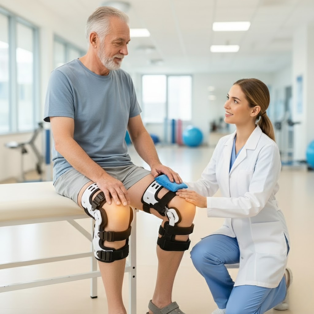 Lightweight Knee Orthosis for Osteoarthritis Relief